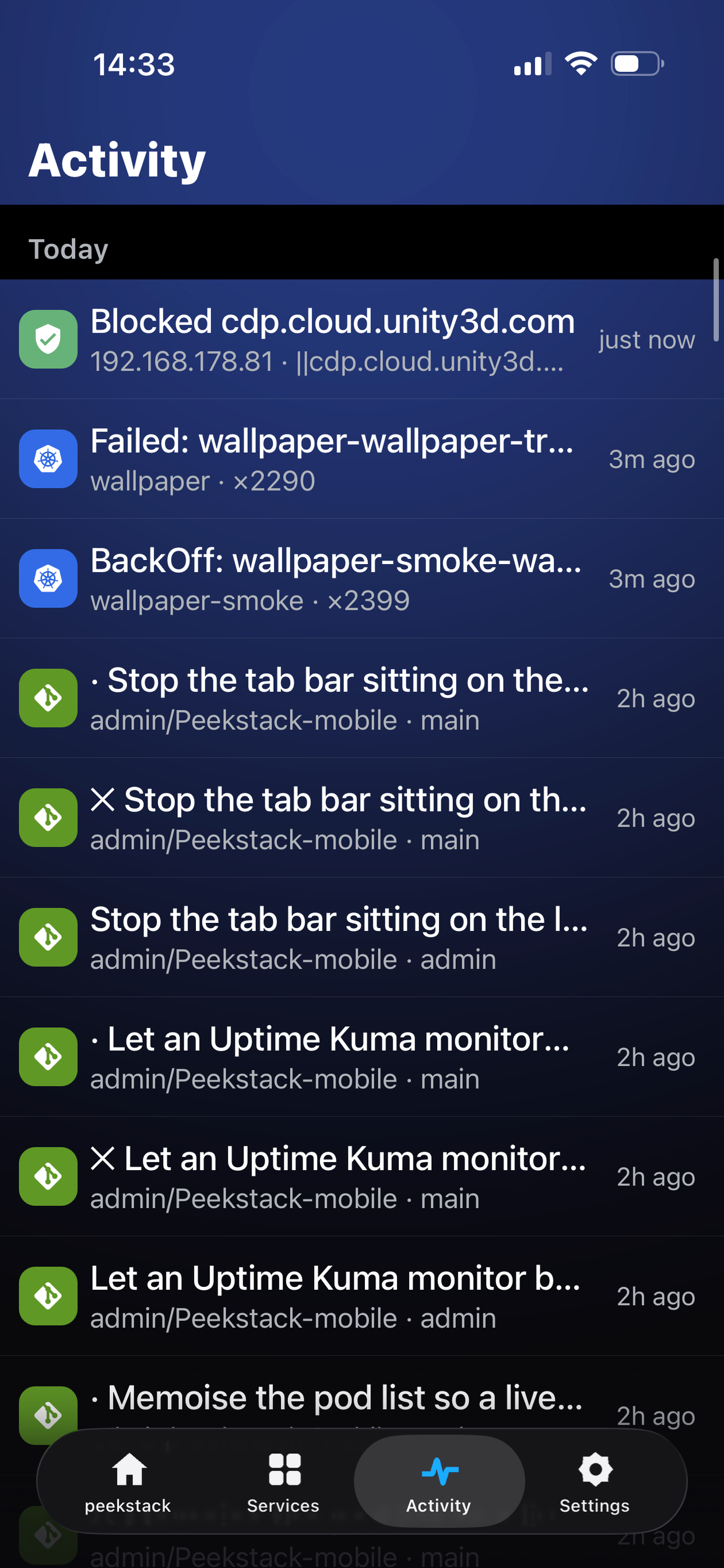 Peekstack screenshot 2
