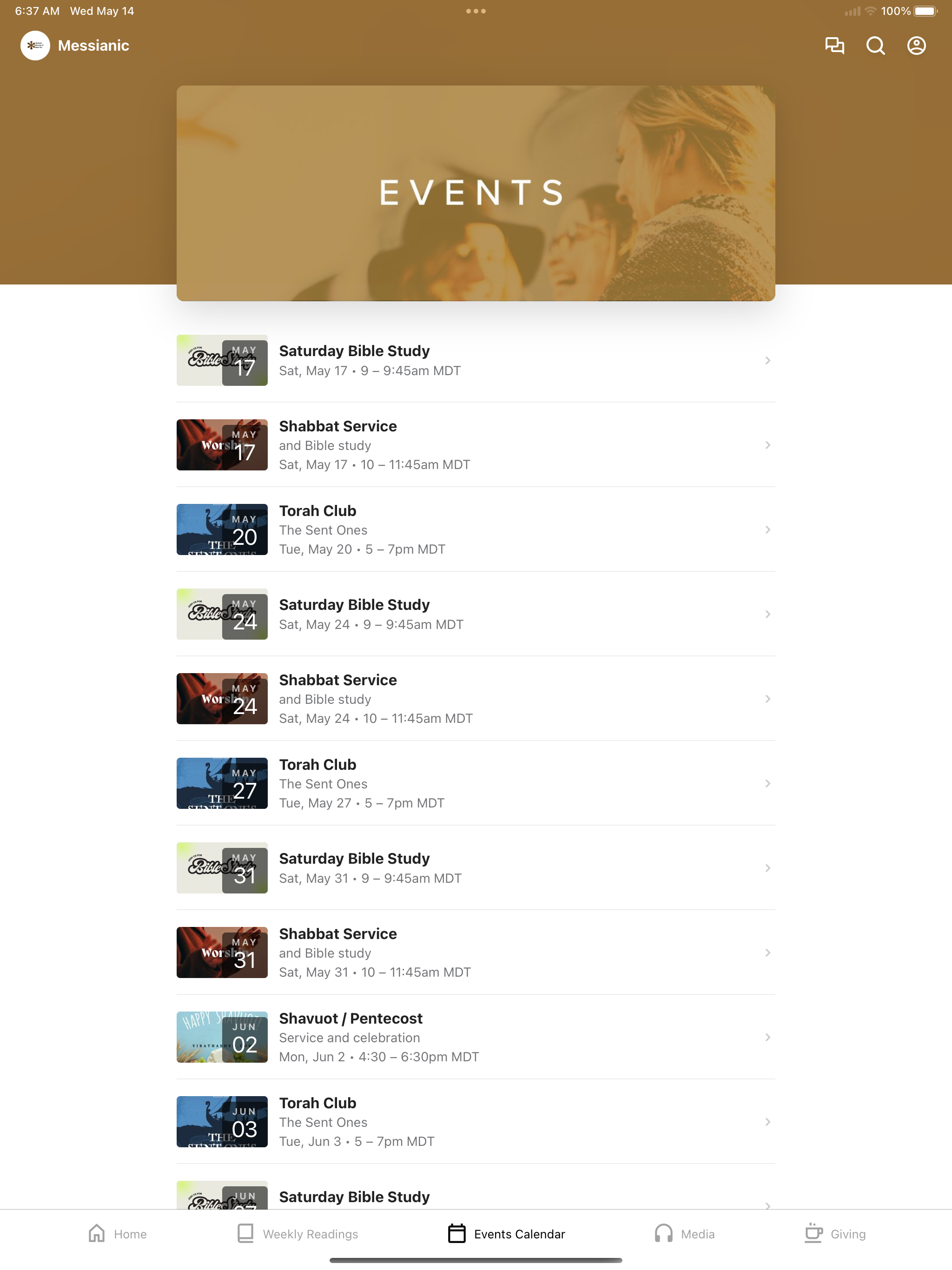 Messianic Fellowship of RC screenshot 7