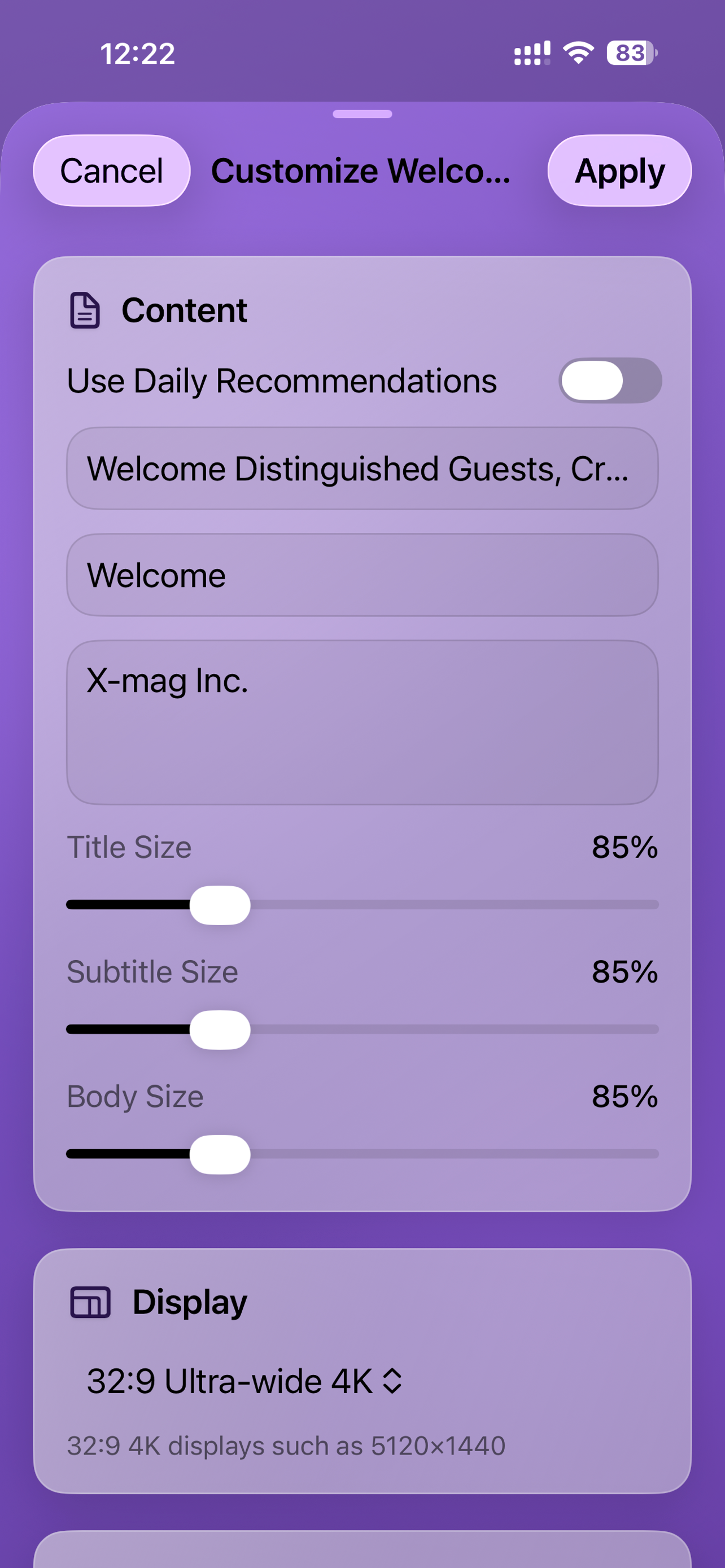Welcome Screens screenshot 5