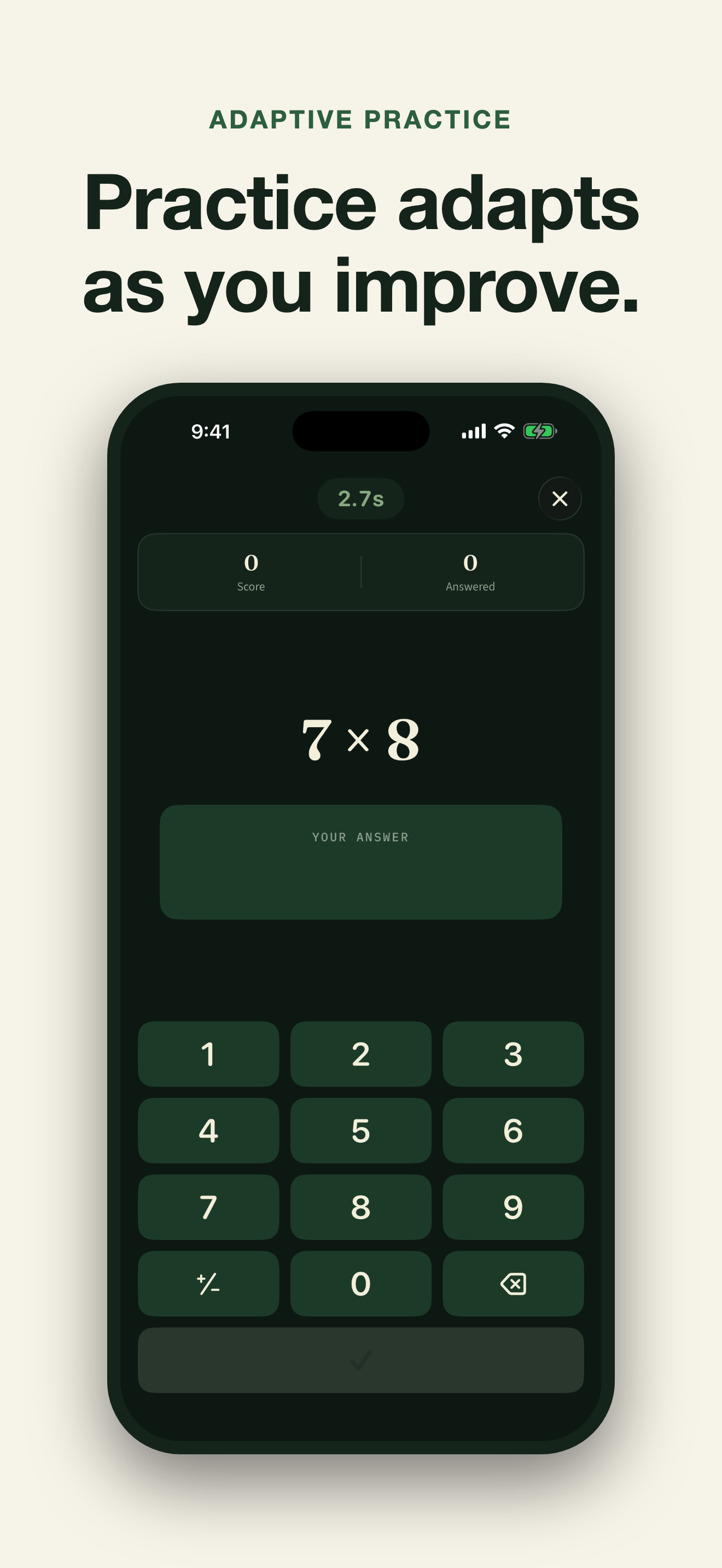 Quick Math: Times Tables screenshot 2