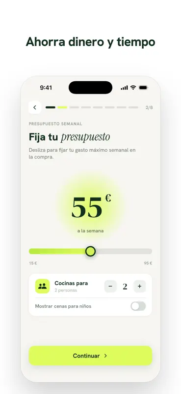 Whipp: Menú semanal y recetas screenshot 2 of 9