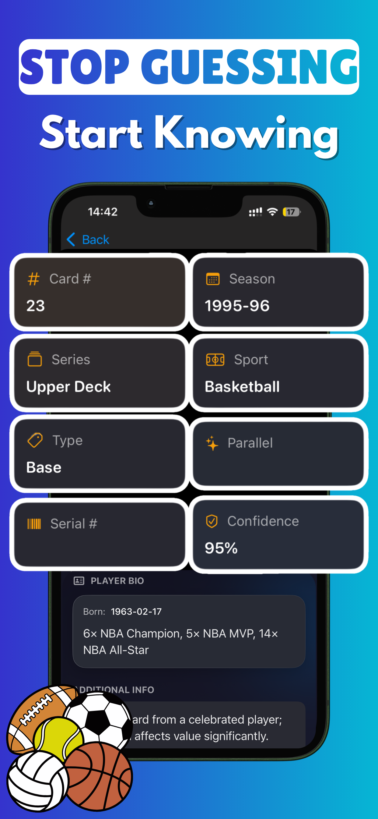 PlayerX: Sports Card Scanner