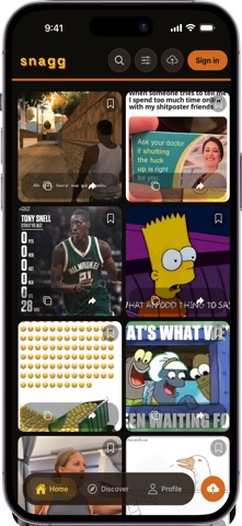 Snagg (a meme app) Screenshot 1 of 5