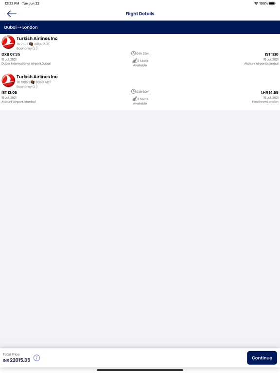 Omnialine iPad screenshot 7 - Business app