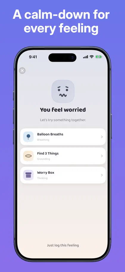 Screenshot 3 von 6 zu Feelings for Kids: Calm Down