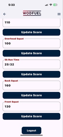 WodFuel Screenshot 5 of 10