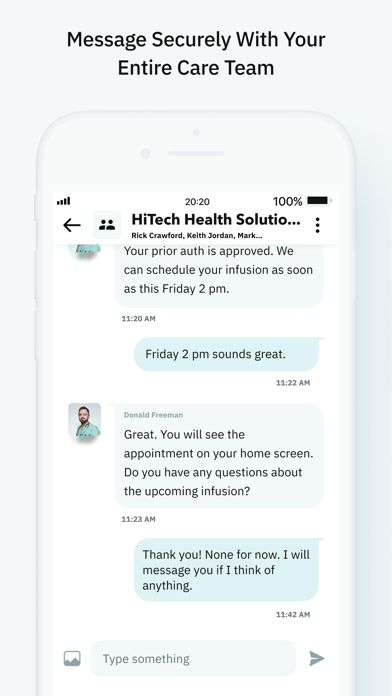 HiTech Health Solutions iPhone screenshot 5 - Medical app