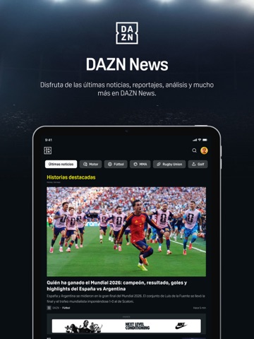 DAZN: Deportes en Directo App Store preview screenshot 14