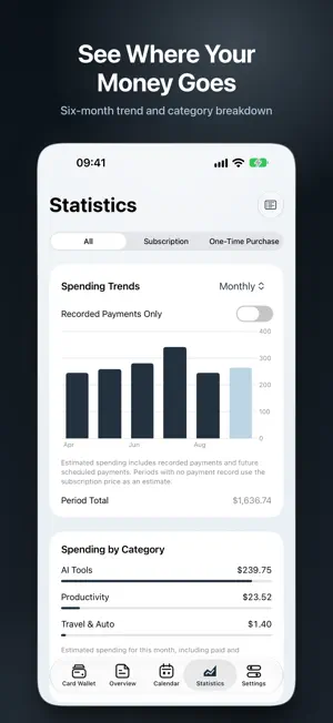 Cardeyra: Subscription Tracker screenshot 4