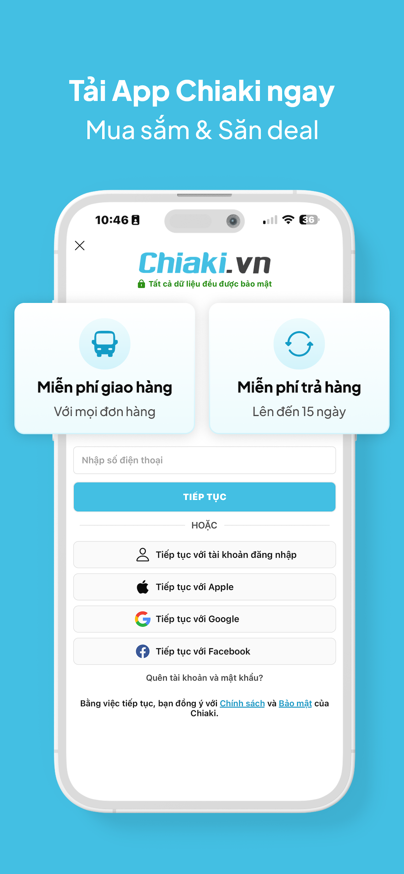 Chiaki - Siêu thị trực tuyến screenshot 7
