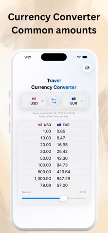 Travel FX Currency Converter screenshot