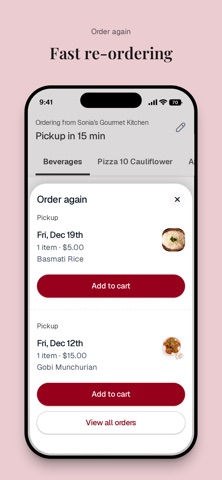 Sonia's Gourmet Kitchen iPhone screenshot