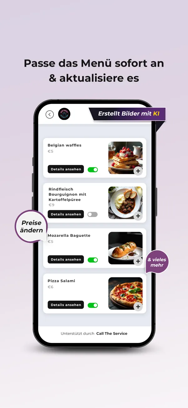 Screenshot #2 pour Call the Service - QR Menu