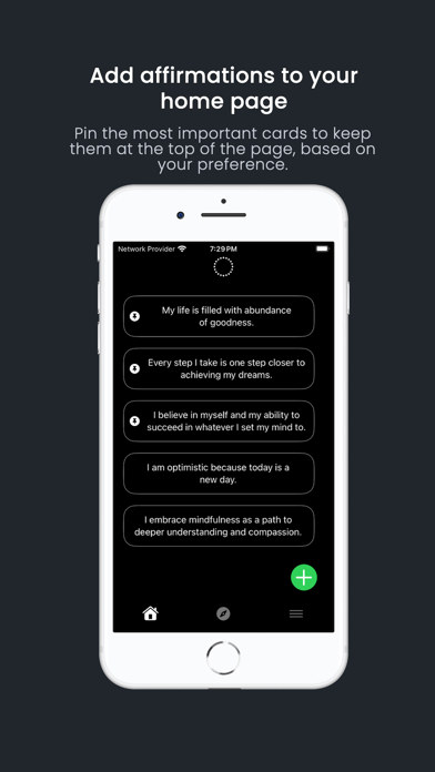 Affirmation Cards - Manifest Screenshot