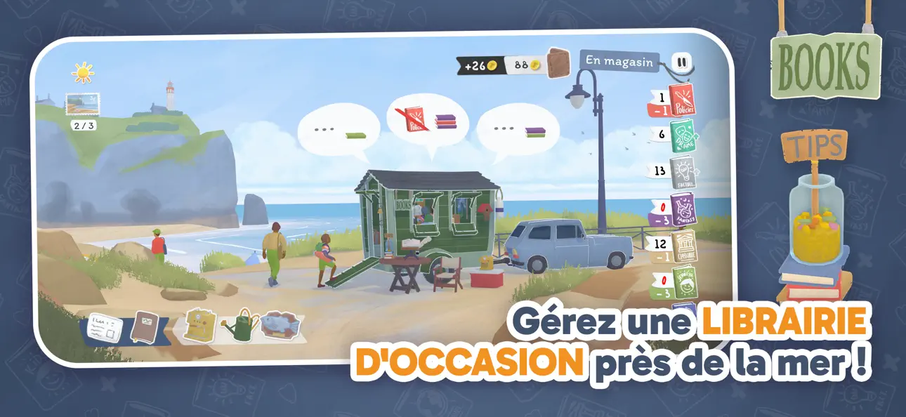 Tiny Bookshop iOS Mod IPA screenshot 2 - iOS game interface
