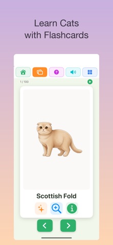 100 Cats: Kids Encyclopedia screenshot 2