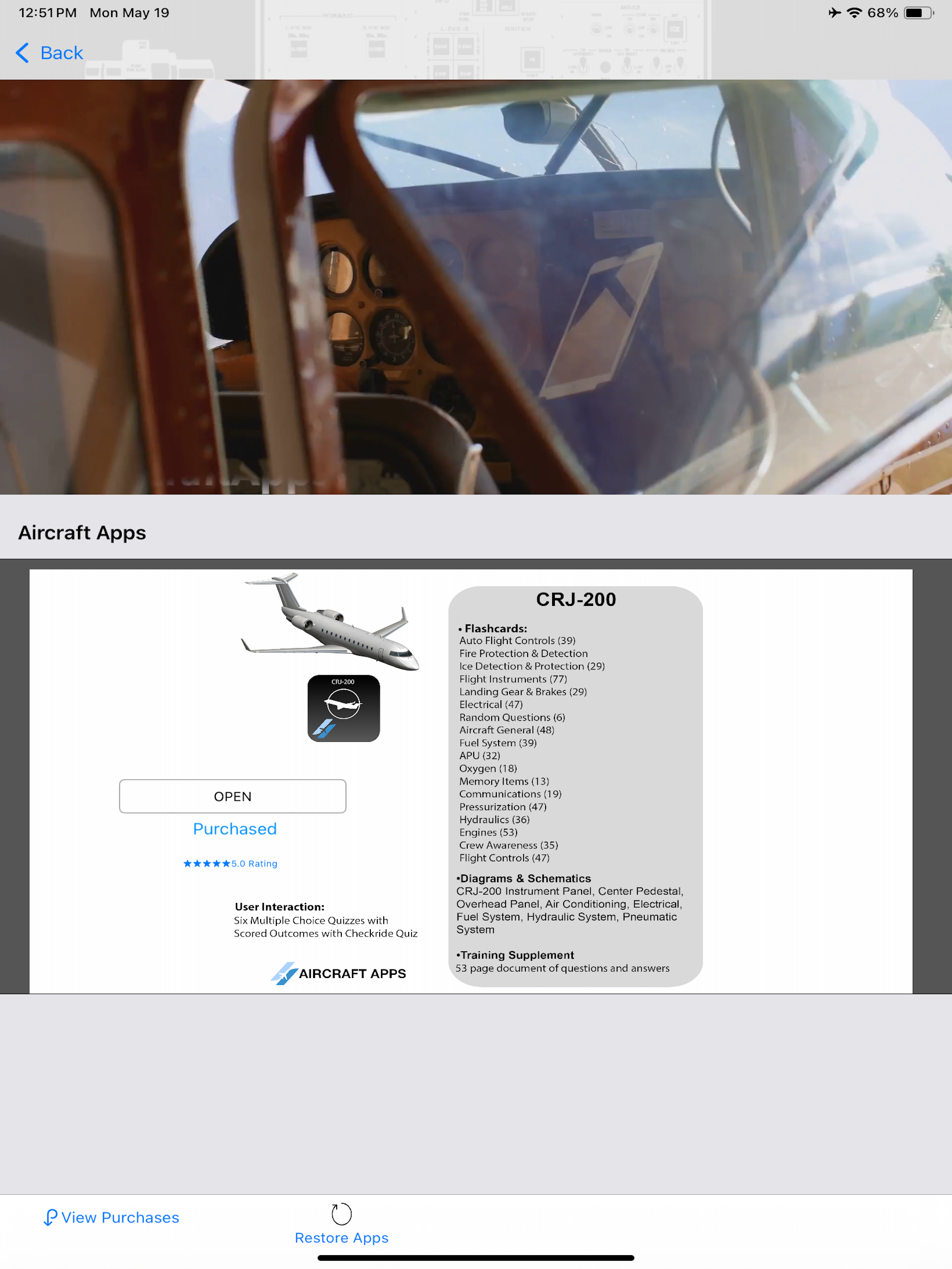 CRJ-200 Aircraft Apps