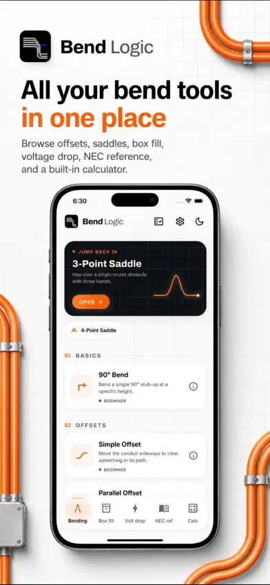 Bend Logic: Conduit Bending screenshot 1