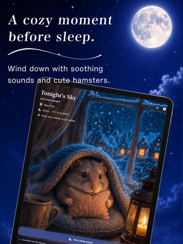 Goodnight Hamster:Sleep Sounds iPad screenshot
