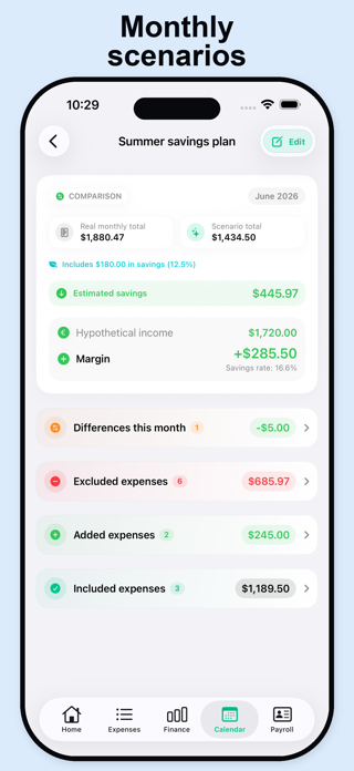 Expenses & Subscriptions Screenshot 3 of 6