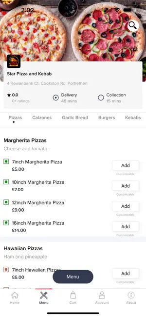 Star Pizza and Kebab Online screenshot 2