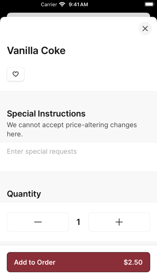 Jake’s Pizza iPhone screenshot 4 - Food & Drink app