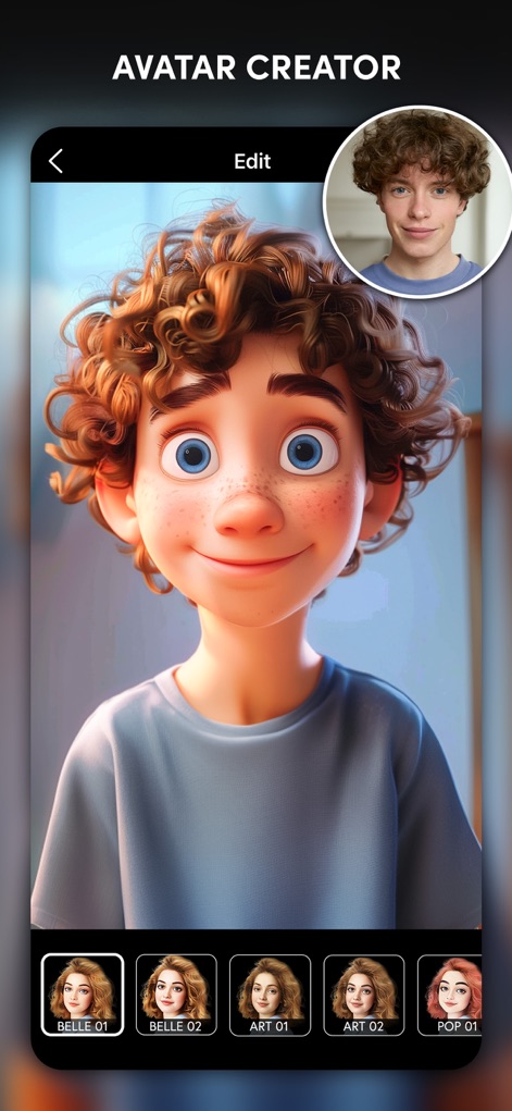 Toonapp: AI Photo & Video Art - Custom Avatar Creation