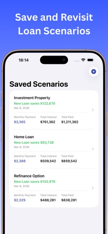 Loan Calculator – Refinance screenshot