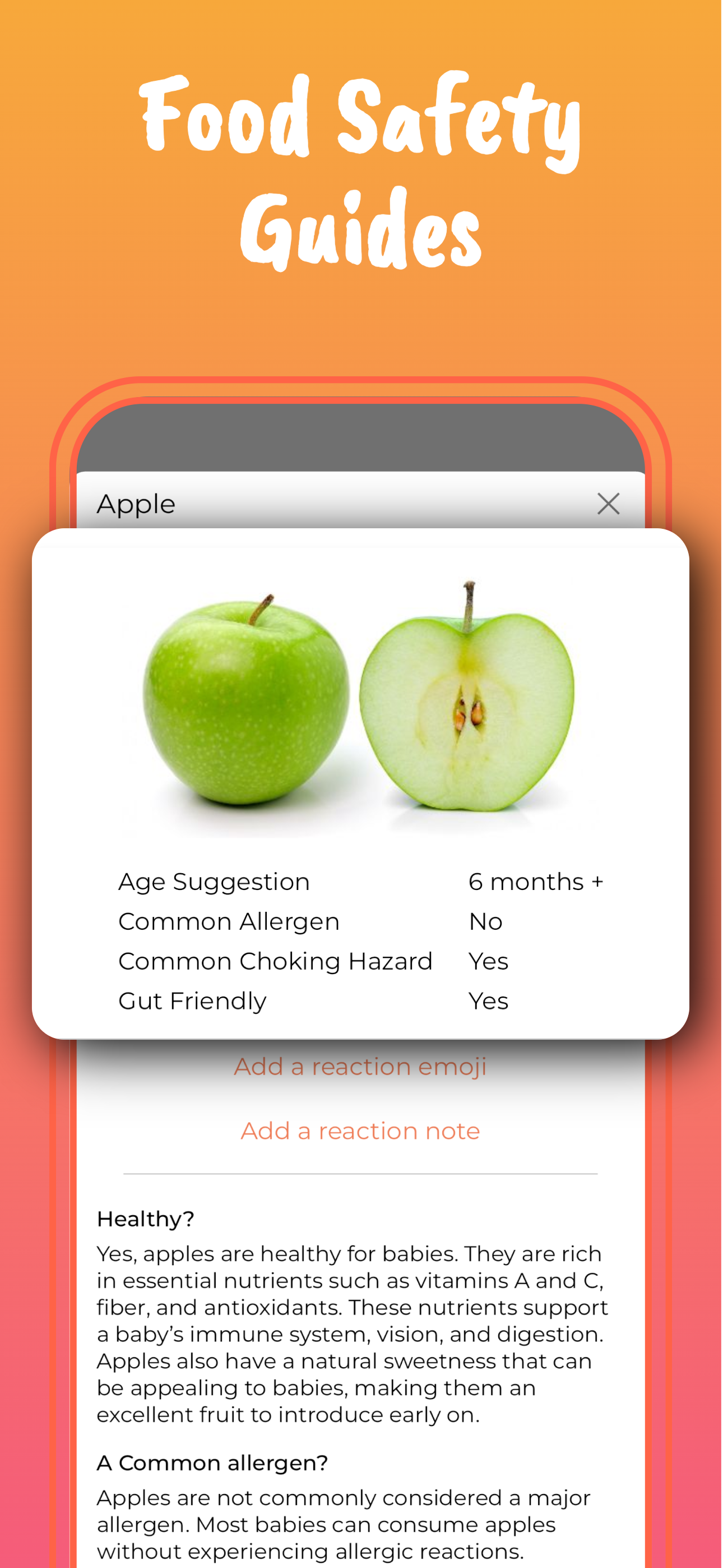Starting Solids & Baby Food screenshot 4