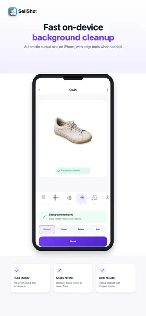 SellShot Product Photos screenshot 4