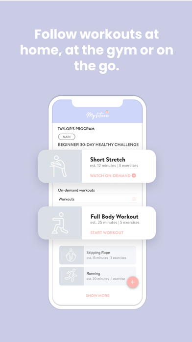 MGFITNESS by Madison Ginley Screenshot