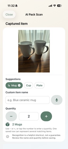 PackQR: House Move Box Scanner screenshot