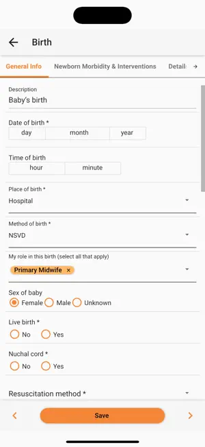 Midwife Mobile Stats screenshot 2