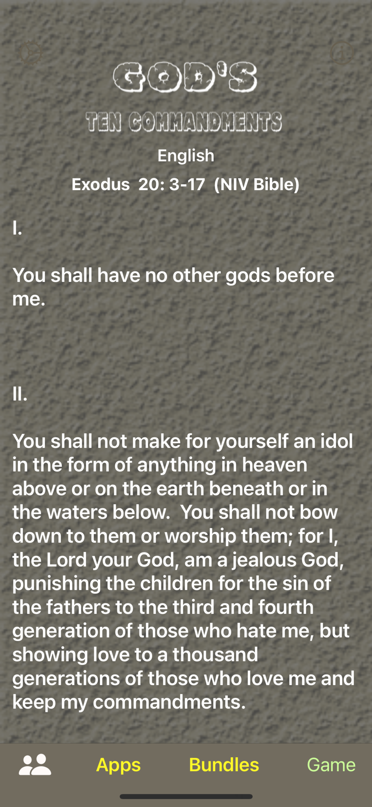 God's Ten Commandments screenshot 4