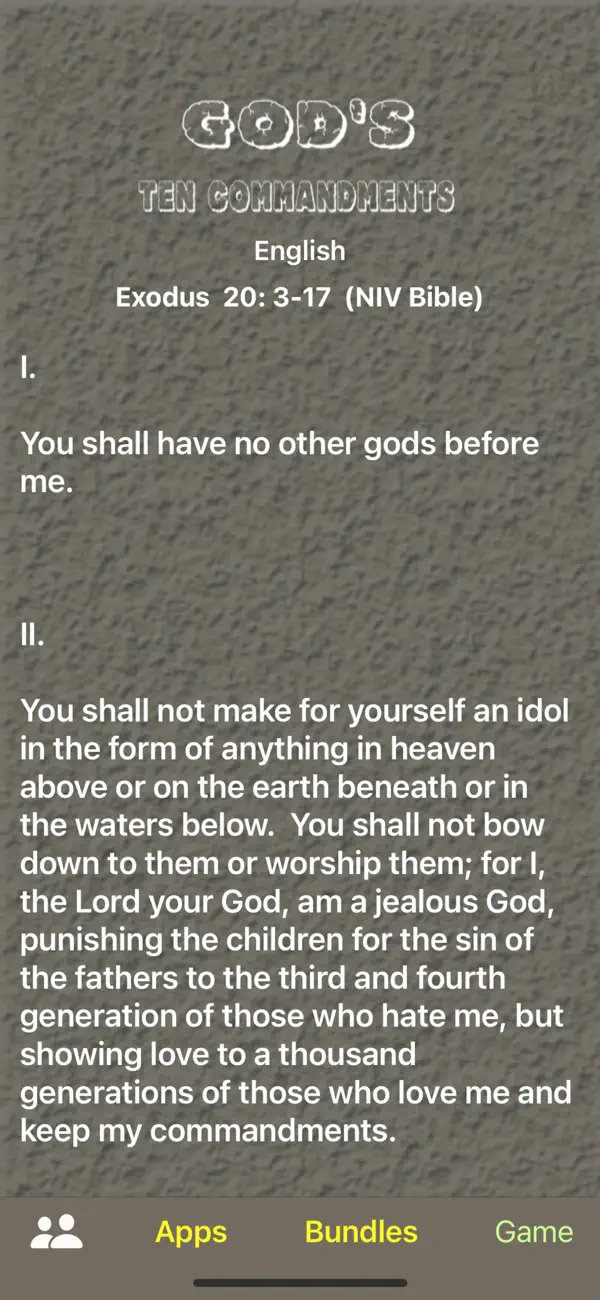 Screenshot #3 pour God's Ten Commandments