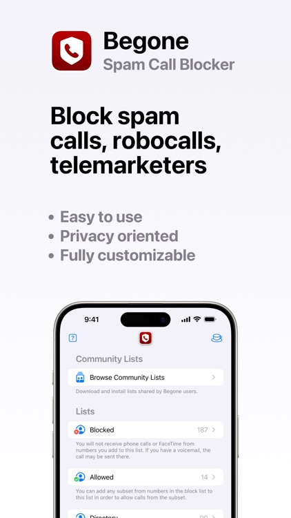 Begone: Spam Call Blocker