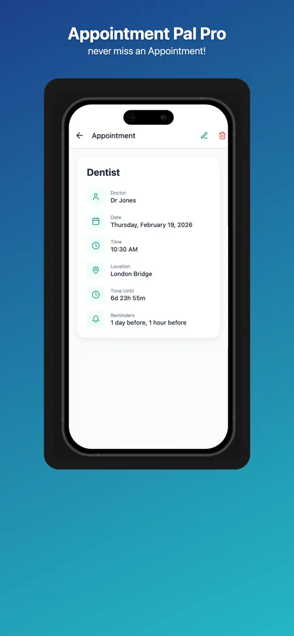 Screenshot #3 pour Appointment Pal Pro