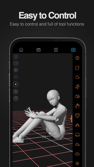 Screenshot 3 of Pofi Create - 3D · Art · Comic App