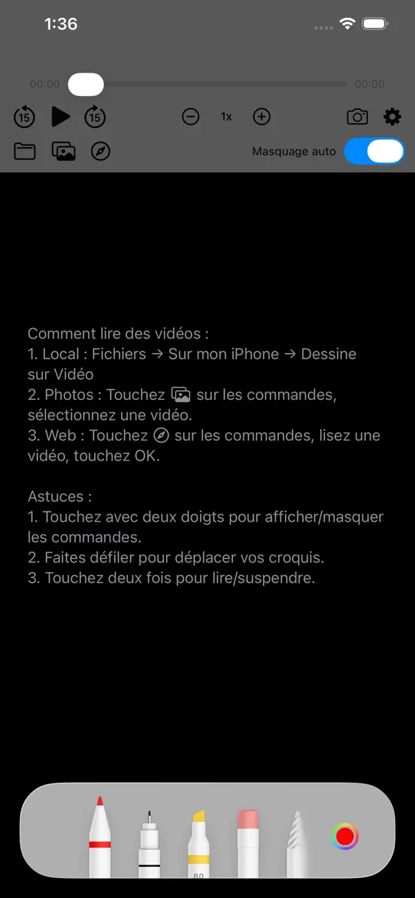Screenshot #1 pour Dessine sur Vidéo