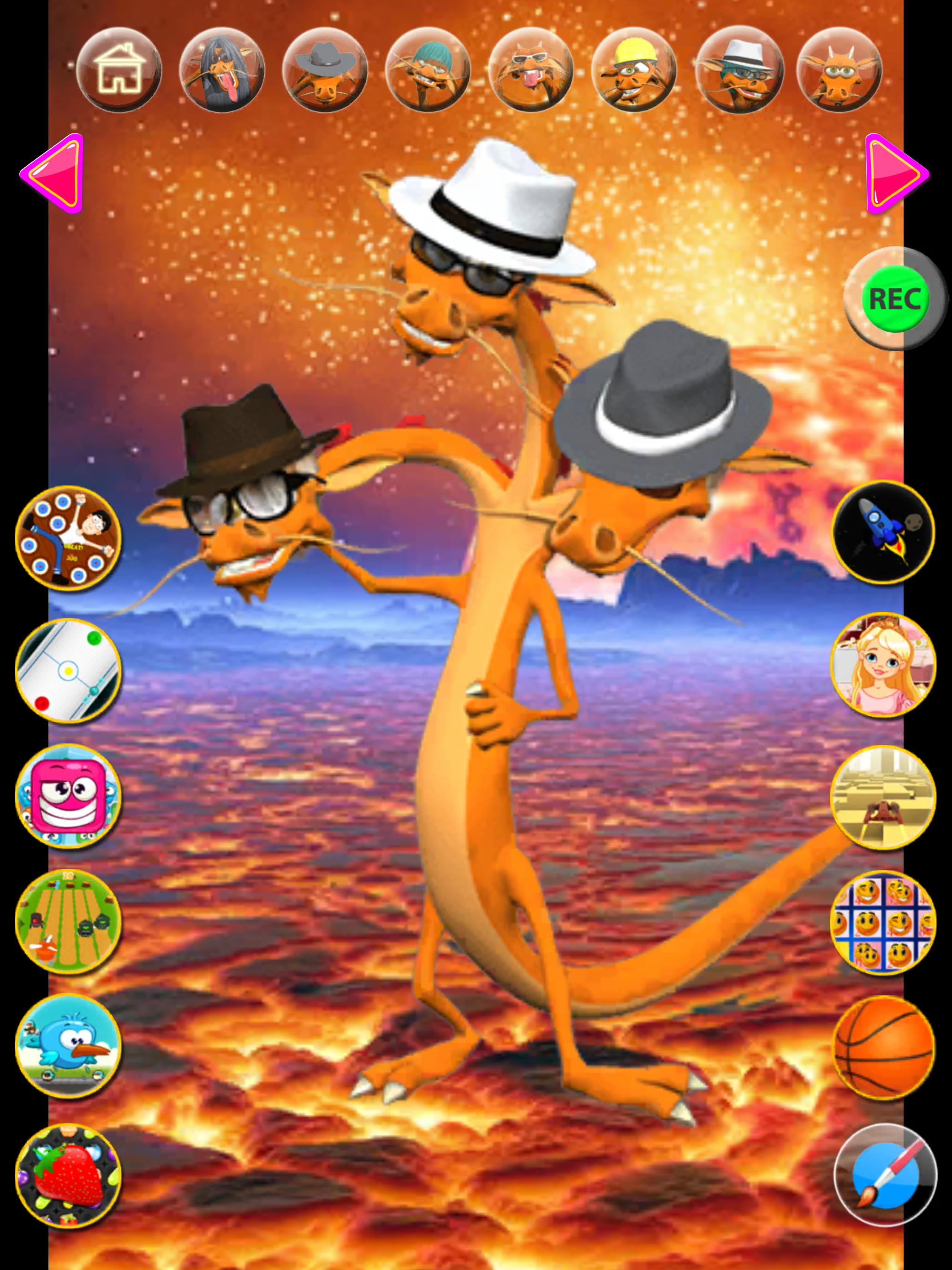 Talking 3 Headed Dragon screenshot 16