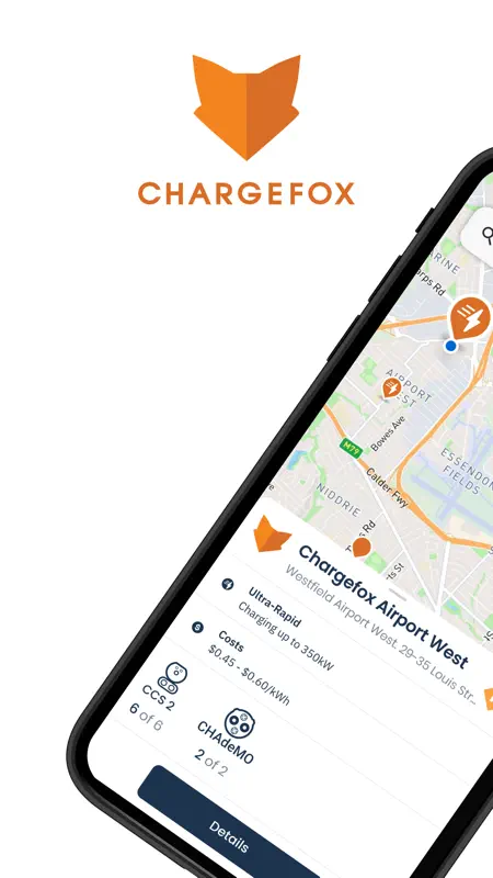 Chargefox: EV Charging Network screenshot 1 of 7