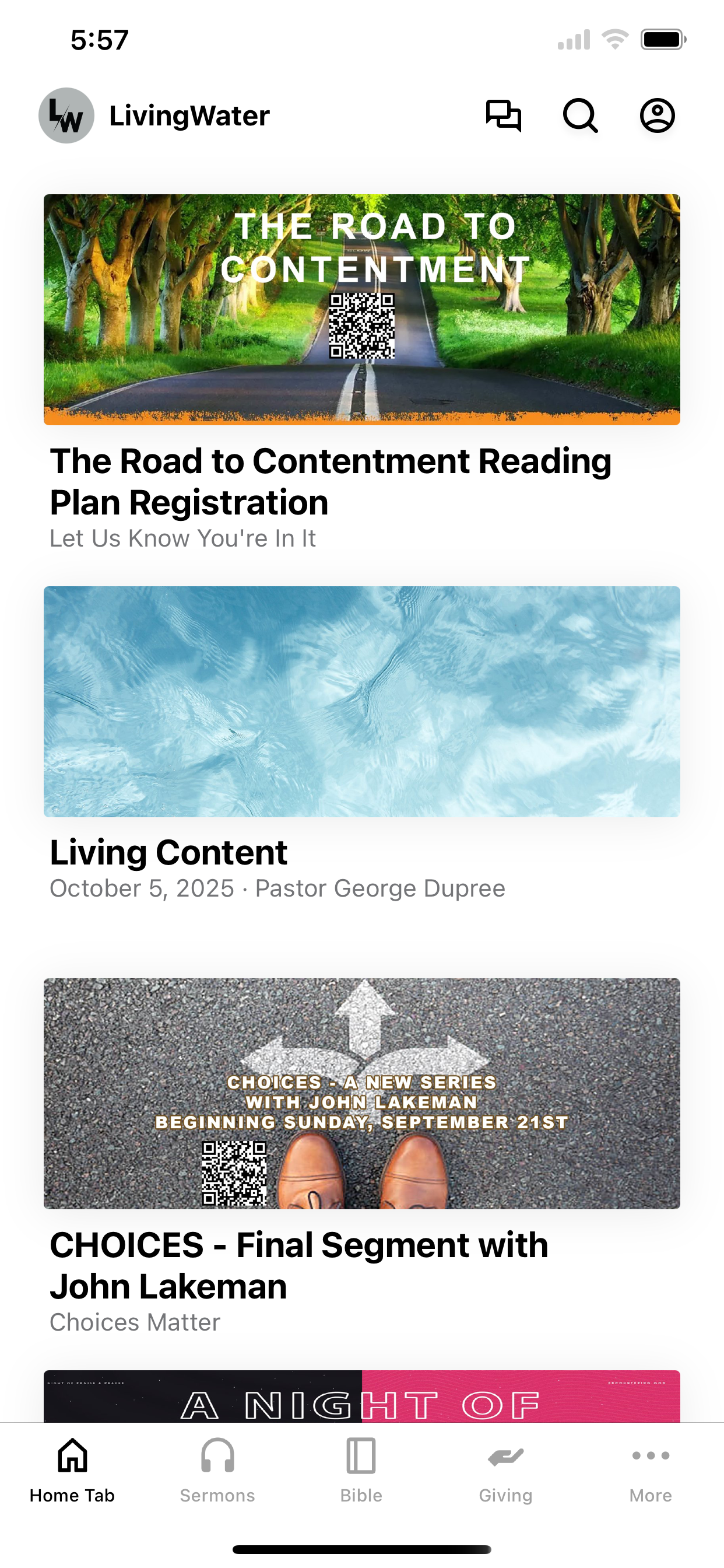 Living Water App