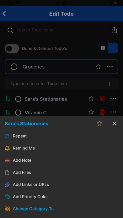 WinniTodo: ToDo List & Grocery screenshot