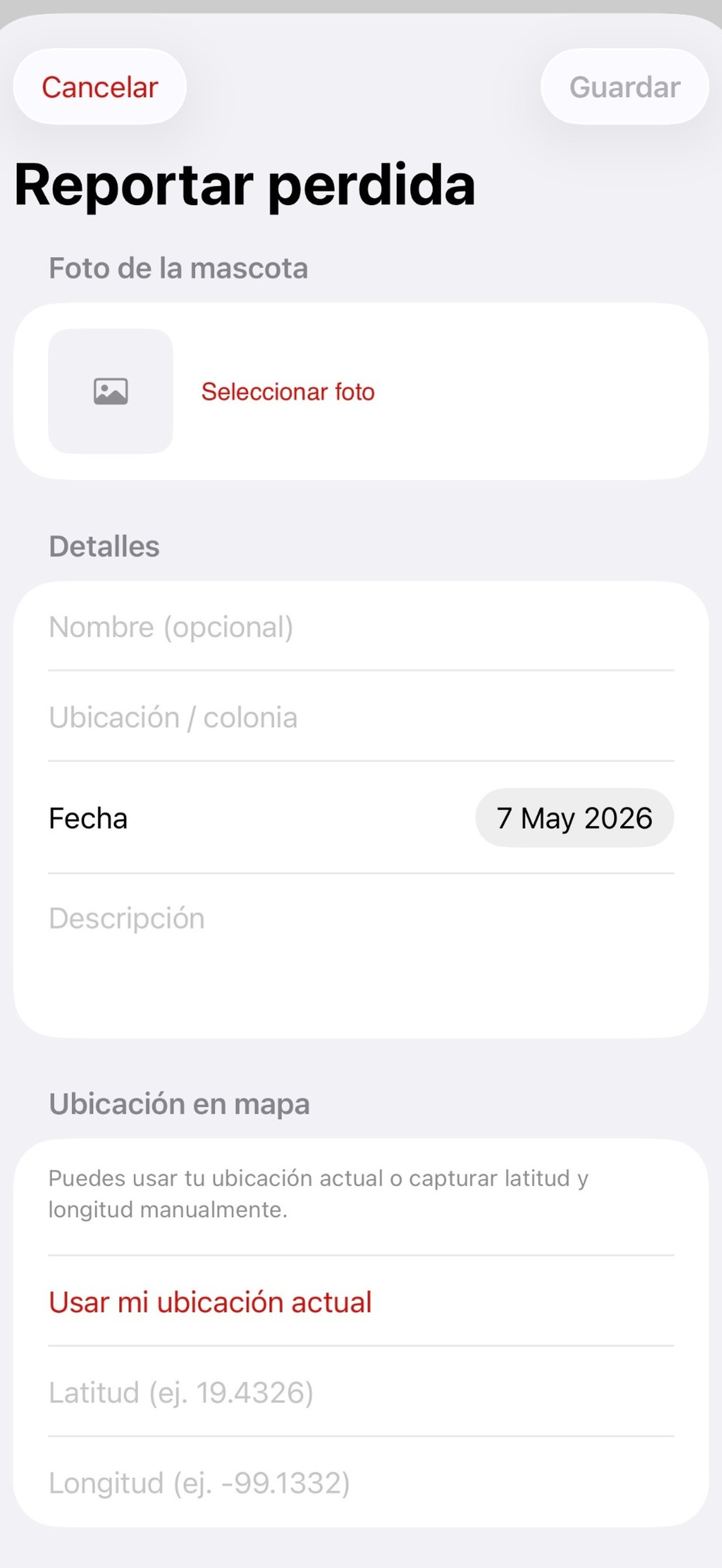 PetAlert - Mascotas Perdidas screenshot 3