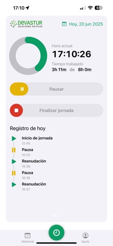 Timeek screenshot