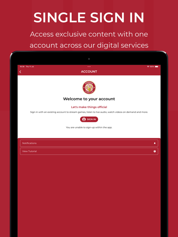Stevenage FC iPad screenshot 7 - Sports app