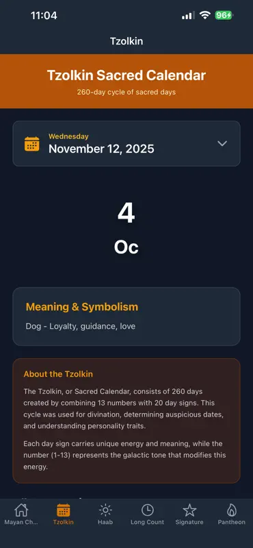 Mayan Charts screenshot 2 of 6
