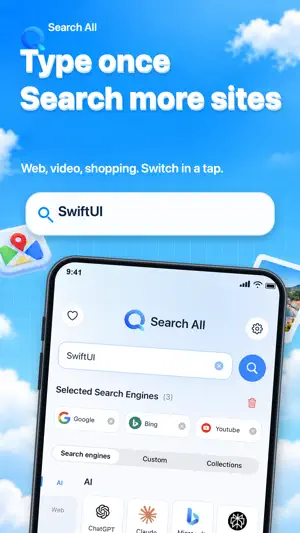 Search All - Web Browser screenshot 1