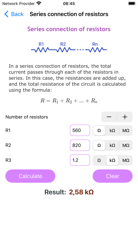 #6. Resistor color codes calc (iOS) De: ALG Software Lab