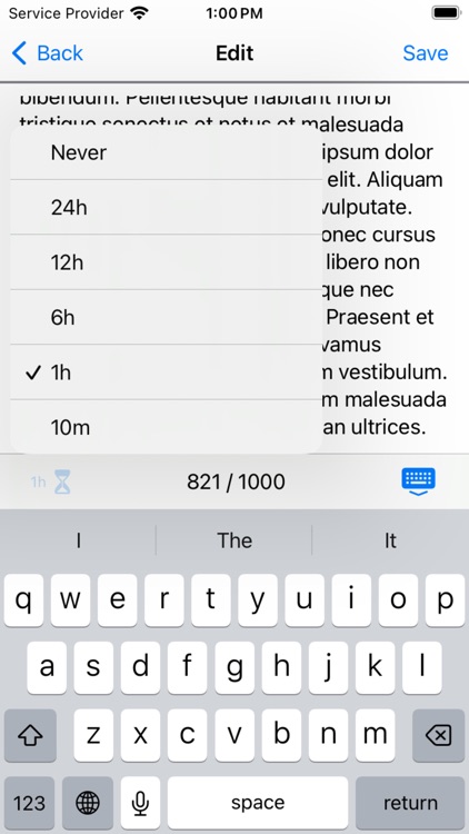 Expiring Memo - Vanish